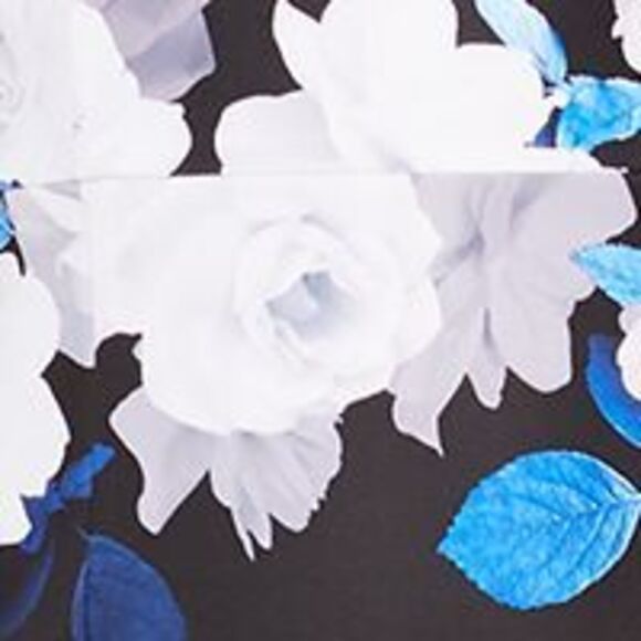 ADRIANNA PAPELL Womens Short Sleeve V Neck Knee Length Evening Sheath Dress - Picture 4 of 4